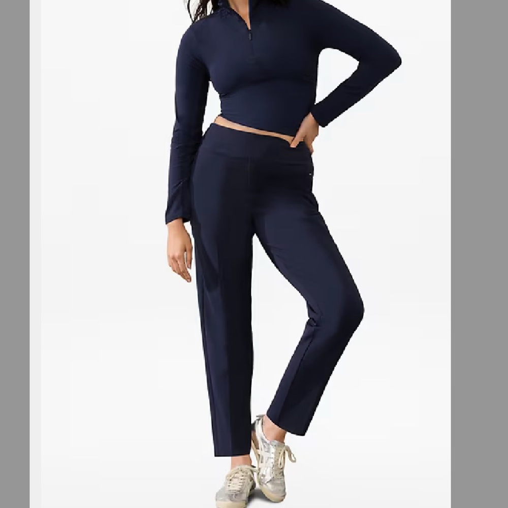 Athleta Endless High Rise Pants Navy Size 12